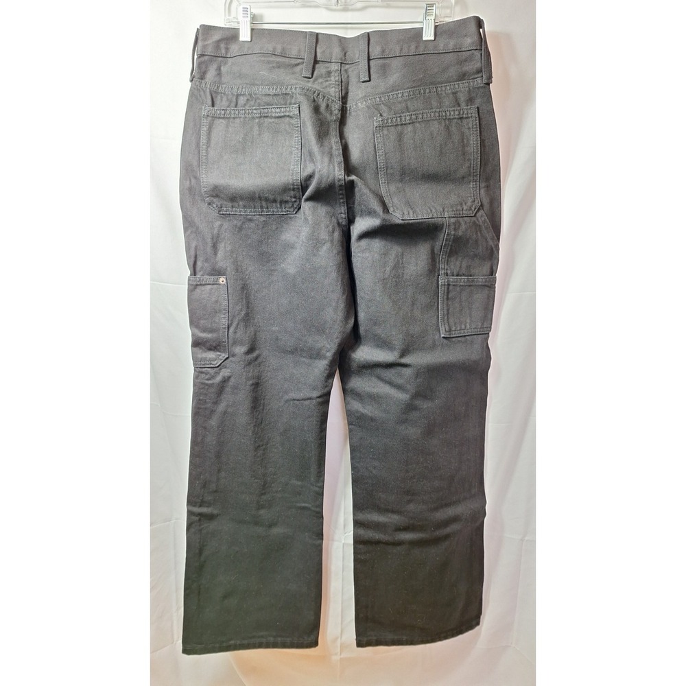 NWT$ OLD NAVY 90s Baggy 100% Cotton Built-In-Flex Jean Men Sz 34x32 Black Aug/25 - Picture 3 of 9